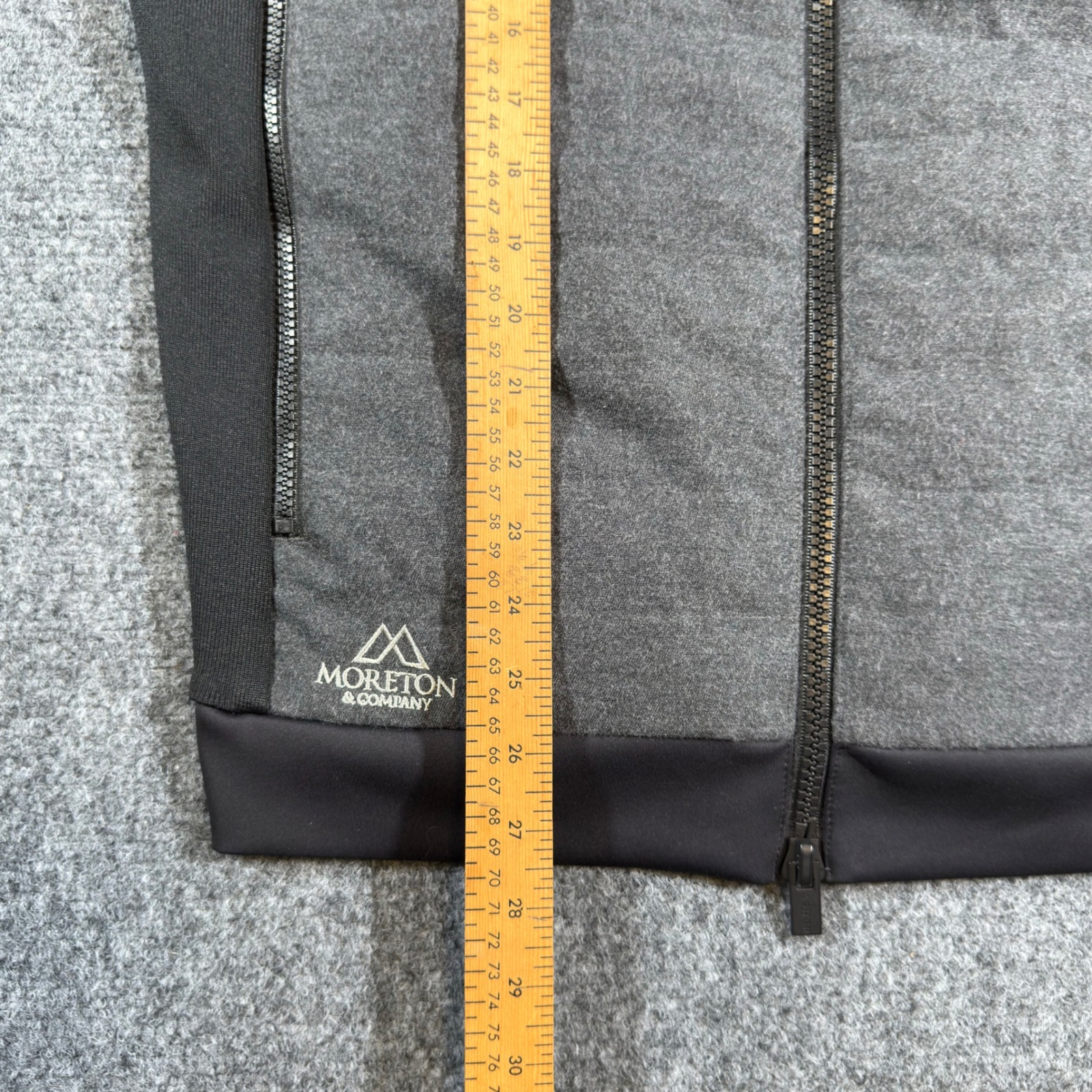 Asher Golf Tech Vest-Performance Men's Large Gray Black Lightweight New — image 3 of 8